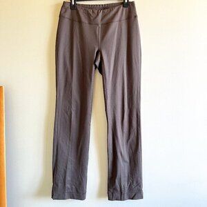 Lucy Brown Legging Bootcut Mid Rise Athletic Womens Size M Tall Pants‎